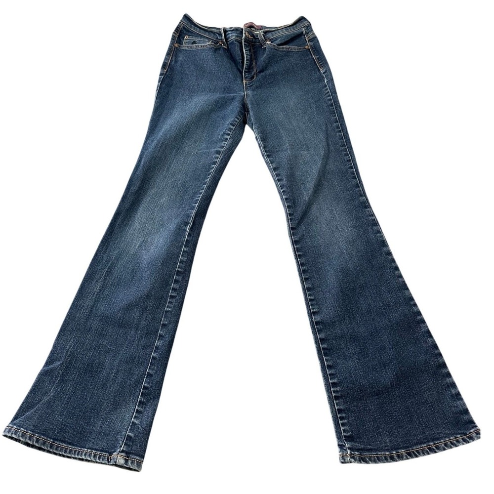 Gloria Vanderbilt Amanda Bootcut Jeans Womens 6 Dark Wash High Rise Denim